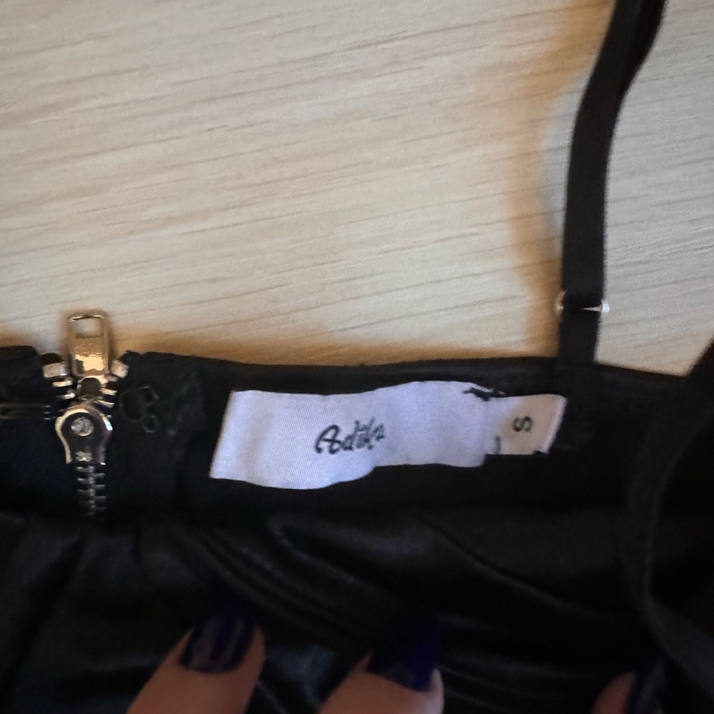 Adika black corseted top